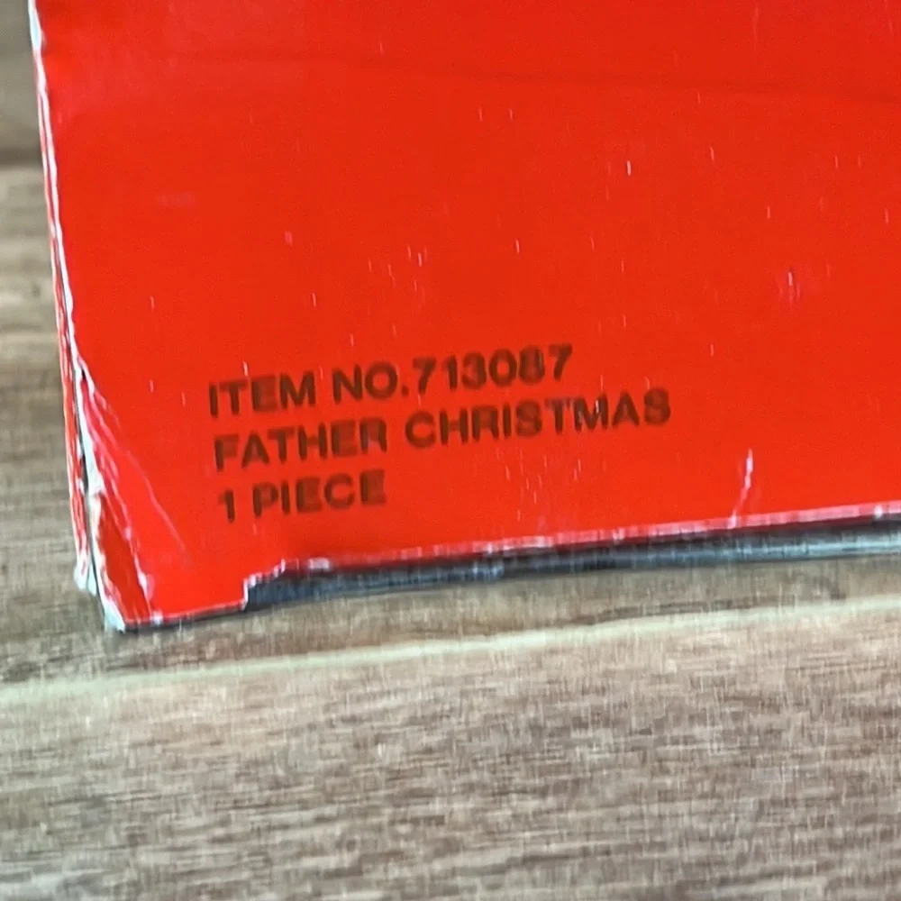 Clothtique Father Christmas Santa Figurine Bag 1990 Vintage Possible‎ Dreams